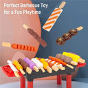 Interactive Kids BBQ Grill Play Set for Ages 3-12 Fun