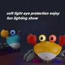 Crawling Escape Crab: Interactive Electric Luminous Music Toy  ourlum.com   