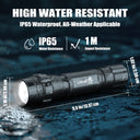 UltraFire T1 Pro LED Tactical Flashlight 1200LM Powerful Torch