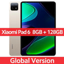 VAT Include Global Version Xiaomi Pad 6 Snapdragon® 870 Tablet 33W Fast Charging 13MP Camera 8840mAh 144Hz 11" Display  ourlum.com 8GB 128GB Gold Official Standard brazil