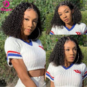 Kinky Curly Bob Wig Customizable Human Hair Fast Shipping