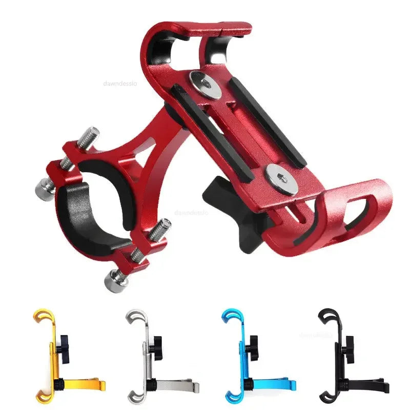 Aluminum Motorcycle Phone Mount with Secure Grip and Universal Compatibility  ourlum.com   