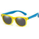 YouthFlex Polarized Sunglasses for Kids-Flexible Silicone Frame-UV400 Protection-Fashionable Shades-Eyewear for Boys and Girls  ourlum.com yellow blue  