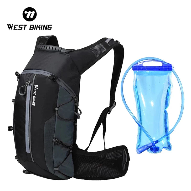 WEST BIKING 10L/16L Hydration Cycling Backpack for Outdoor Sports and Climbing - Water-Resistant Bike Rucksack with Pouch for Jogging and Running