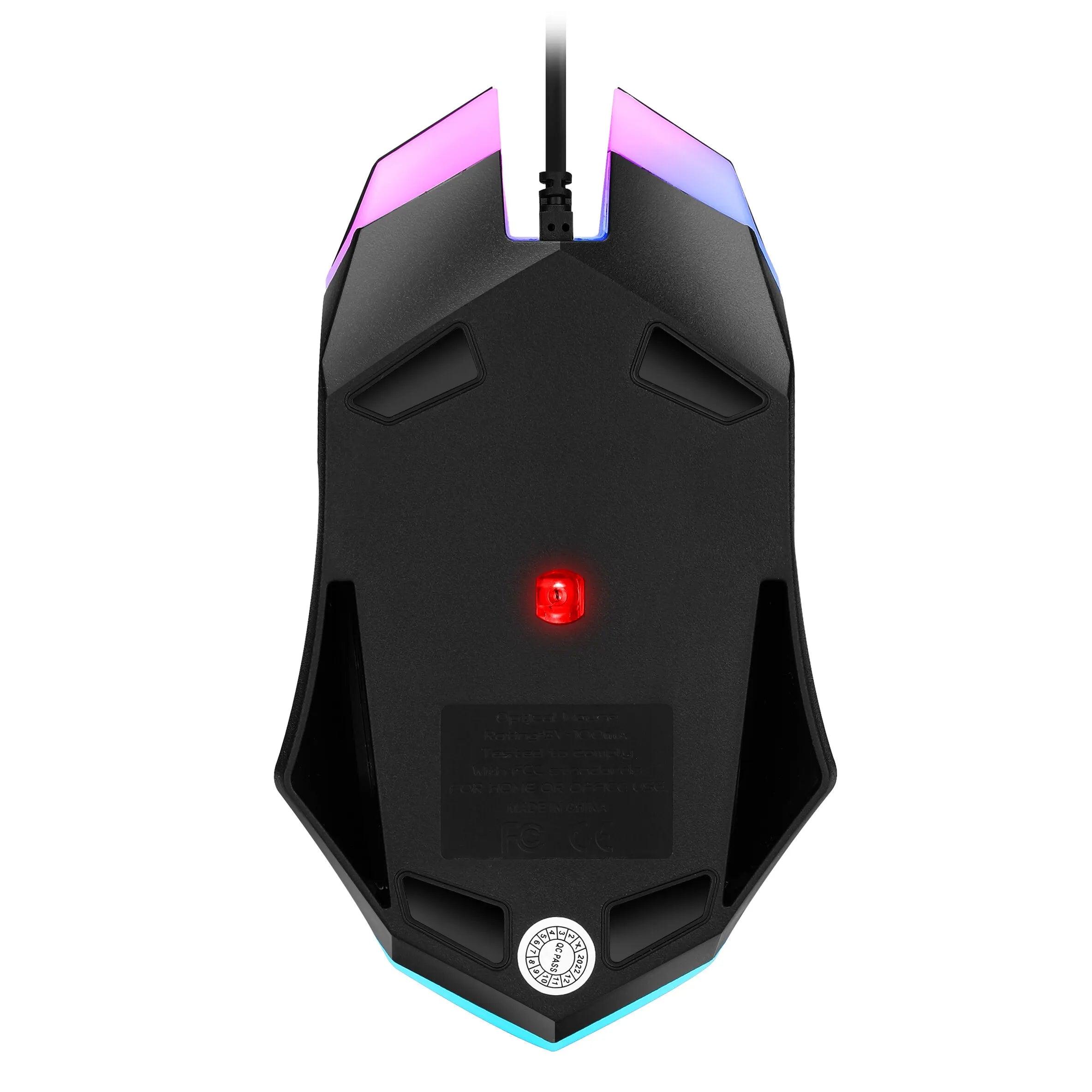 SKYLION F1 Gaming Mouse: Colorful Lighting, Opto-electronic Precision  ourlum.com   