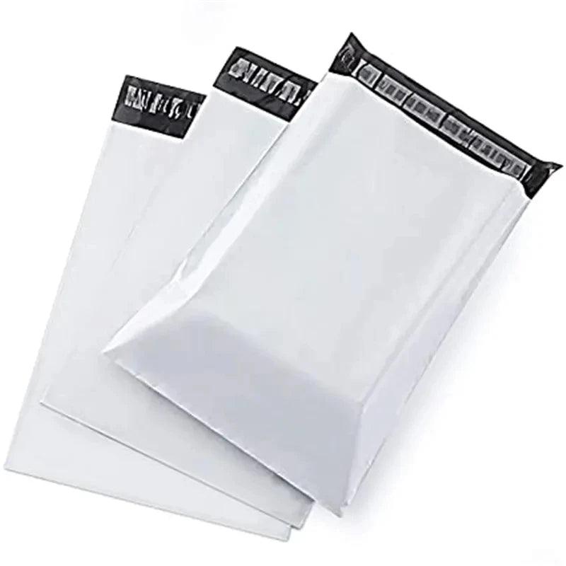Convenient White Self-Seal Courier Bags - Pack of 50  ourlum.com   