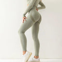 Ultimate Comfort High Waist Leggings for Women - Gym Ready Fitness Leggings  ourlum.com Army Green L 