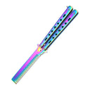 Butterfly Knife Comb - Stainless Steel Hair Styling Tool