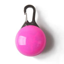 LED Glow Pet Collar Pendant Charm - Night Safety Lights  ourlum.com Pink  