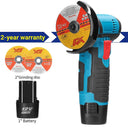 12V Brushless Brushed Angle Grinder 500W Cordless Tool