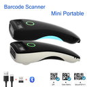 Compact Bluetooth 2D Barcode Scanner Mini Handheld Reader