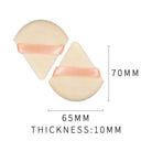 Velvet Triangle Makeup Sponge for Flawless On-the-Go Looks