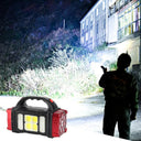 High Power LED Flashlight Ultimate Solar Torch for Outdoors