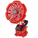 Portable Clip Fan for 18V Lithium Batteries USB Powered