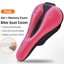 Gel Memory Foam Bicycle Seat Cover - Comfortable Cushion