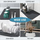 1pc Coffee Mat Coffee Bar Accessories Absorbent Mat For Kitchen