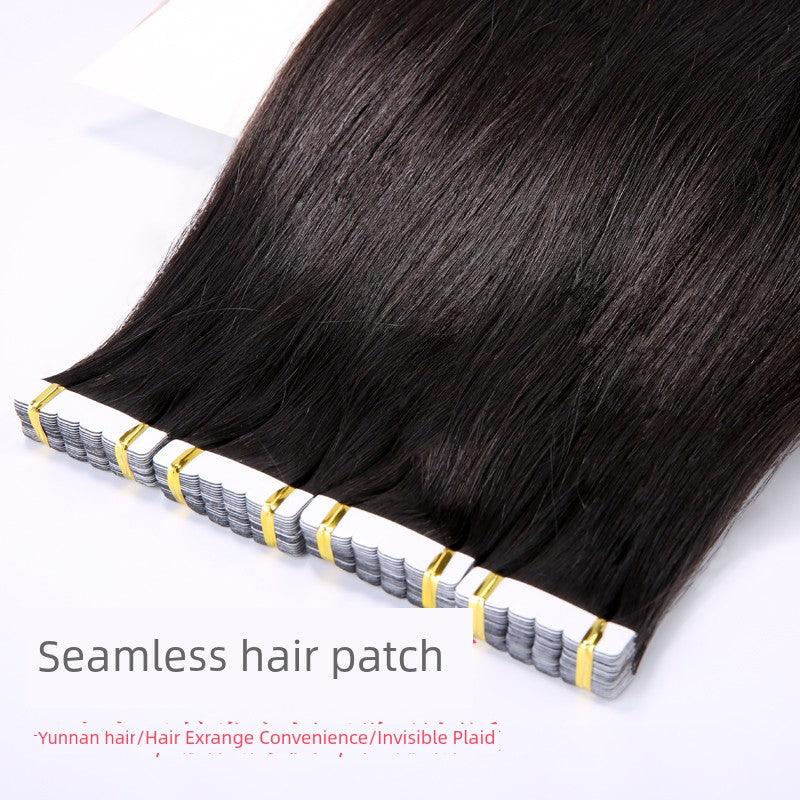 Seamless Hair Extension Female Real Hair Hair Extension Self Hair Extension Patch Real Hair Extension Hair Band 6d Hair Extension Machine Long Straight Hair 8D