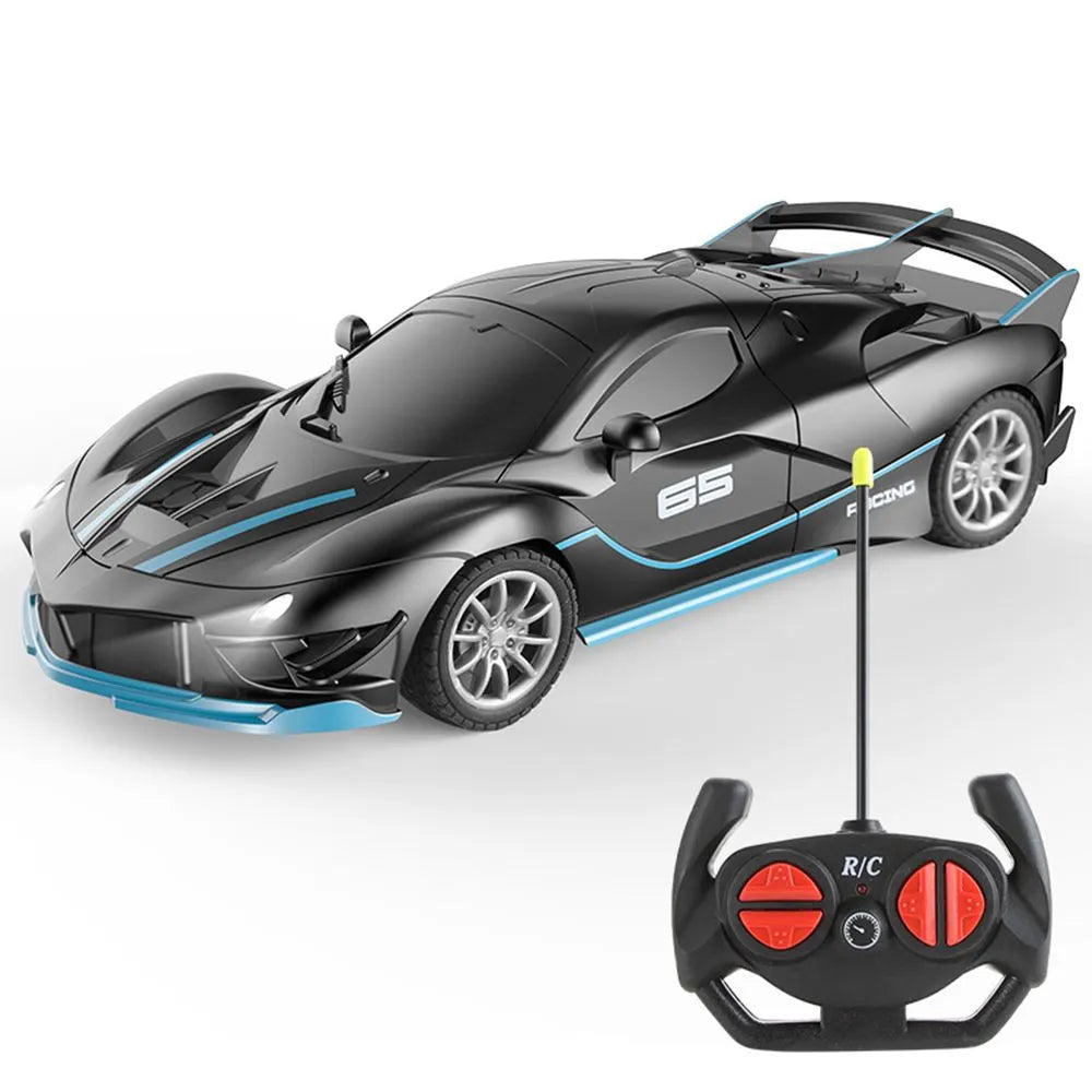 LED Light RC Car - High-Speed Drift Car Toy with 4 Channels for Kids and Adults  ourlum.com   