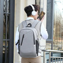 Men's Anti-Theft Waterproof Backpack - Lightweight Laptop Bag