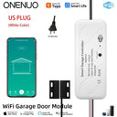 Wireless Smart Garage Opener: Control with Alexa & Google Home  ourlum.com US plug White  