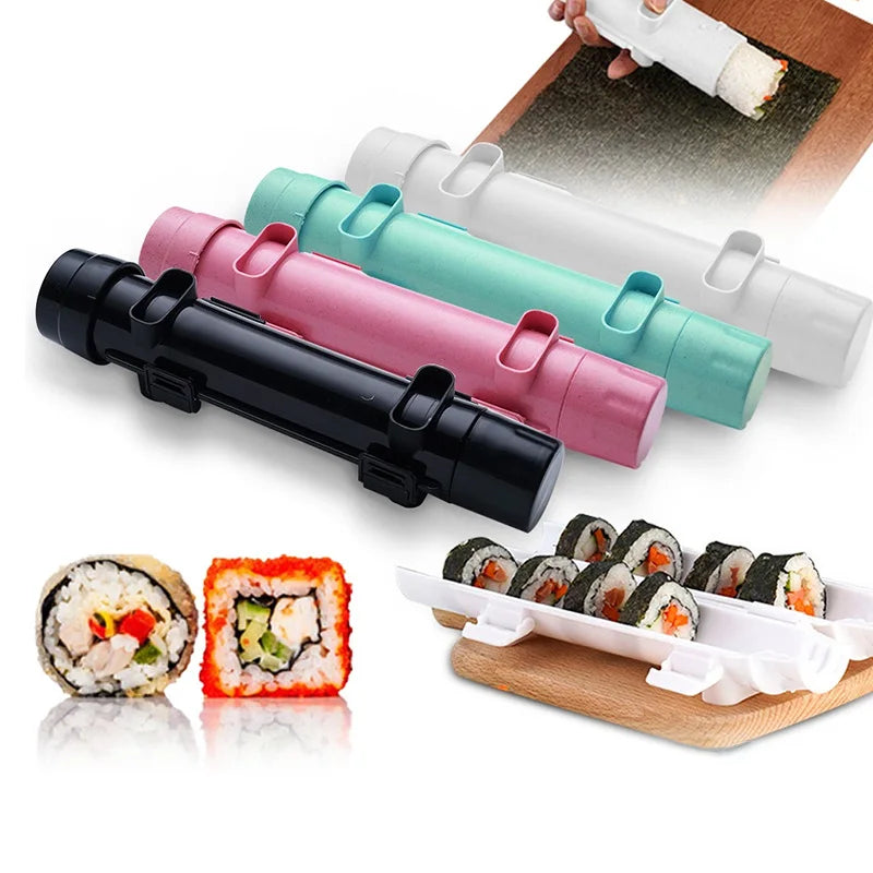 Quick Sushi Maker DIY Roller Rice Mold Meat Vegetable Rolling Mold Sushi Device Making Machine Bento Kitchen Gadgets