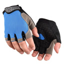 Fingerless Cycling Gloves for Men and Women - Breathable Anti Slip Fitness