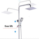 Adjustable Chrome Shower Head Holder Bracket for Easy Shower Experience  ourlum.com   