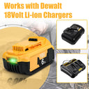 High-Capacity 20V DCB200 Li-ion Battery for DeWalt Tools