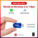 2 In1 Wireless Carplay And Android Auto AI Box Mini Adapter