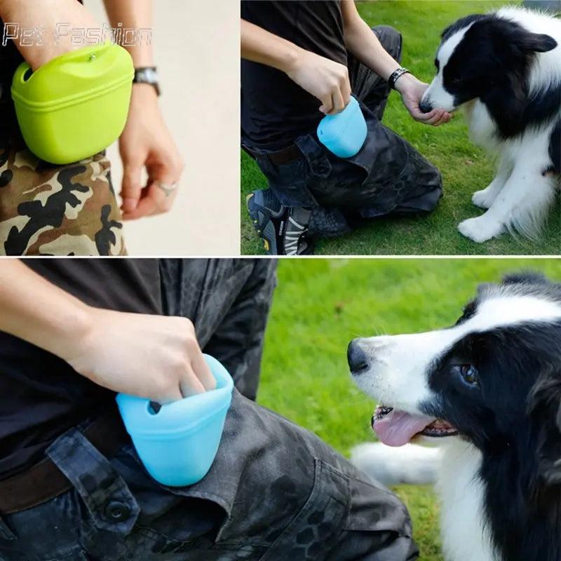 Portable Pet Training Bag: Durable Food Reward Waist Pouch  ourlum.com   