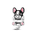 Dog Pet Charms 925 Silver Paw French Bulldog Beads Jewelry