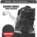 Tactical Backpack 3 Day Assault Pack Molle 38/45L Waterproof