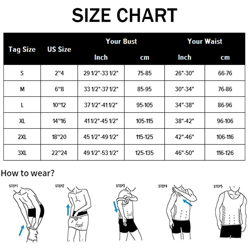 Men's Compression Slimming Corset Vest for Tummy Control & Body Shaping