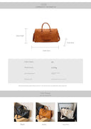 Retro Crossbody Business Trip Female Texture Luggage Bag