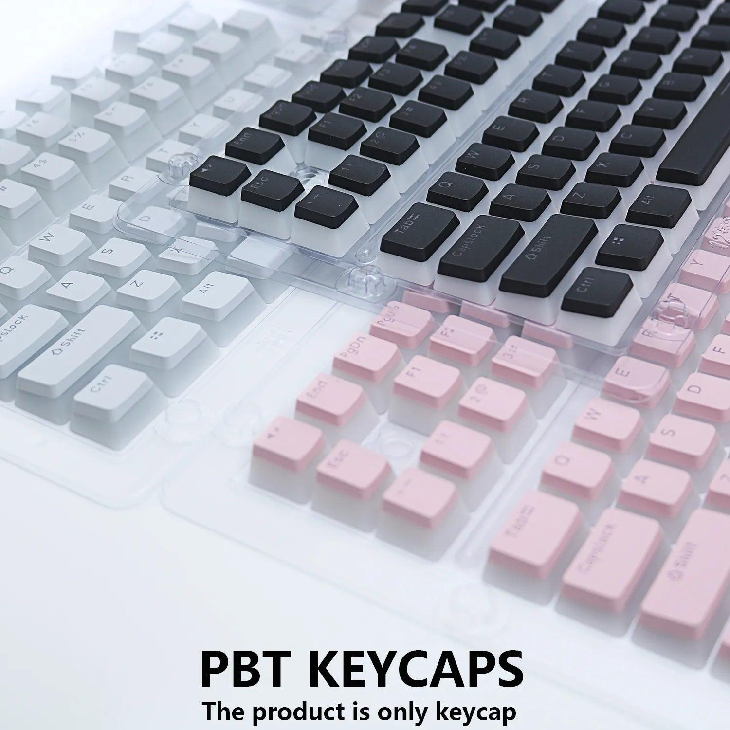 PBT Pudding Keycaps Set: Custom RGB Backlit Gaming Keyboards  ourlum.com   