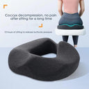 Ergonomic Memory Foam U-Shaped Chair Cushion for Comfort