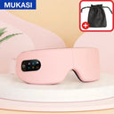 MUKASI Eye Massager with Heat Vibration Bluetooth Music