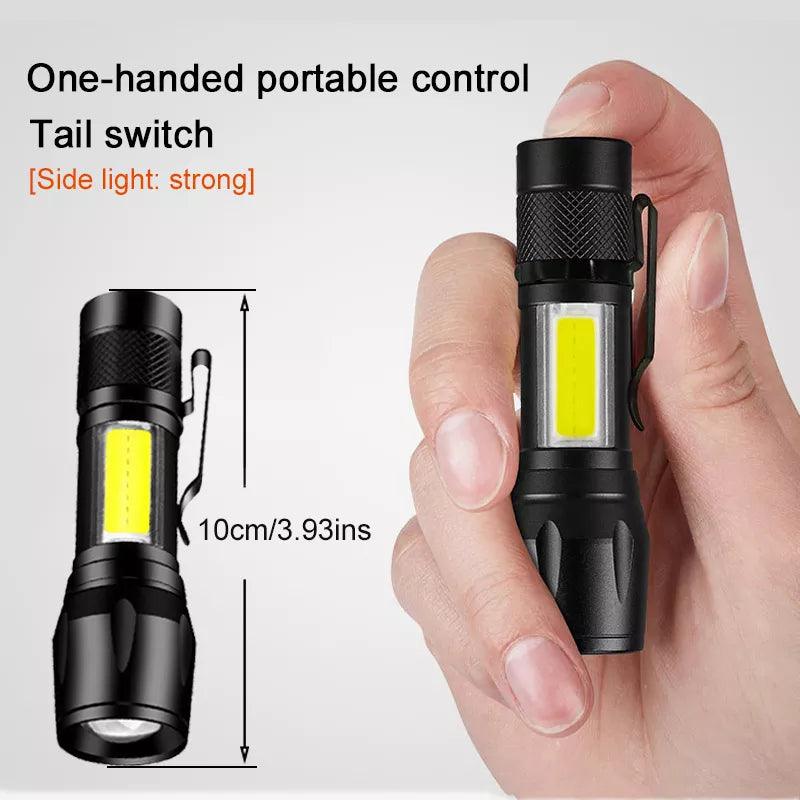 Mini Torch LED Flashlight: Ultimate Gear for Camping & Outdoor Adventures  ourlum.com   