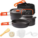 Aluminum Camping Cookware Set - Lightweight Outdoor Gear