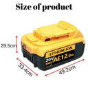 20V MAX Lithium Battery for DeWalt Tools High Capacity