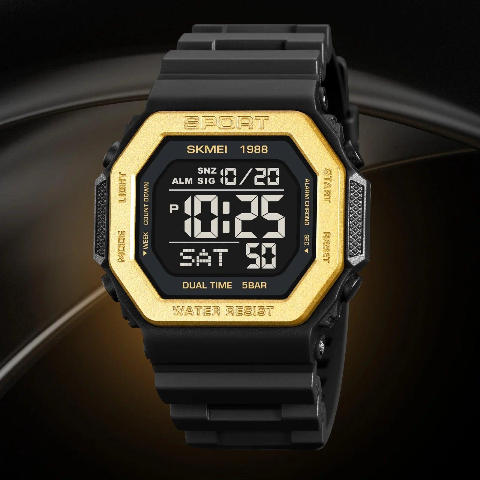 SKMEI Military Digital Sport Wristwatch: Countdown Chrono and Back Light Display  ourlum.com   