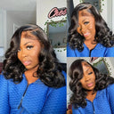 Luxury Body Wave Bob Wig Brazilian Remy Lace Front Hair