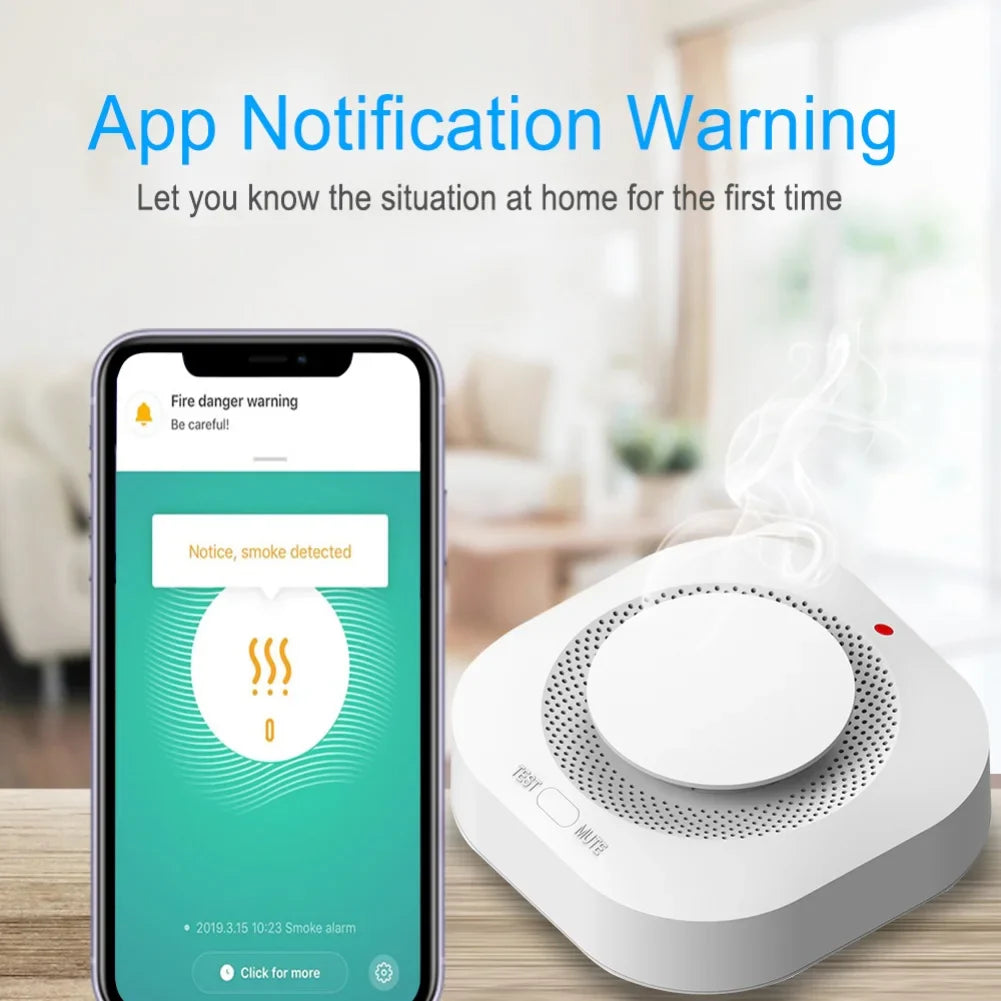 Smart Smoke Detector: Fast Fire Detection & Smartphone Alerts.  ourlum.com   