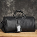 ZRCX Vintage Men's Hand Luggage Bag Genuine Leather 15 Inch