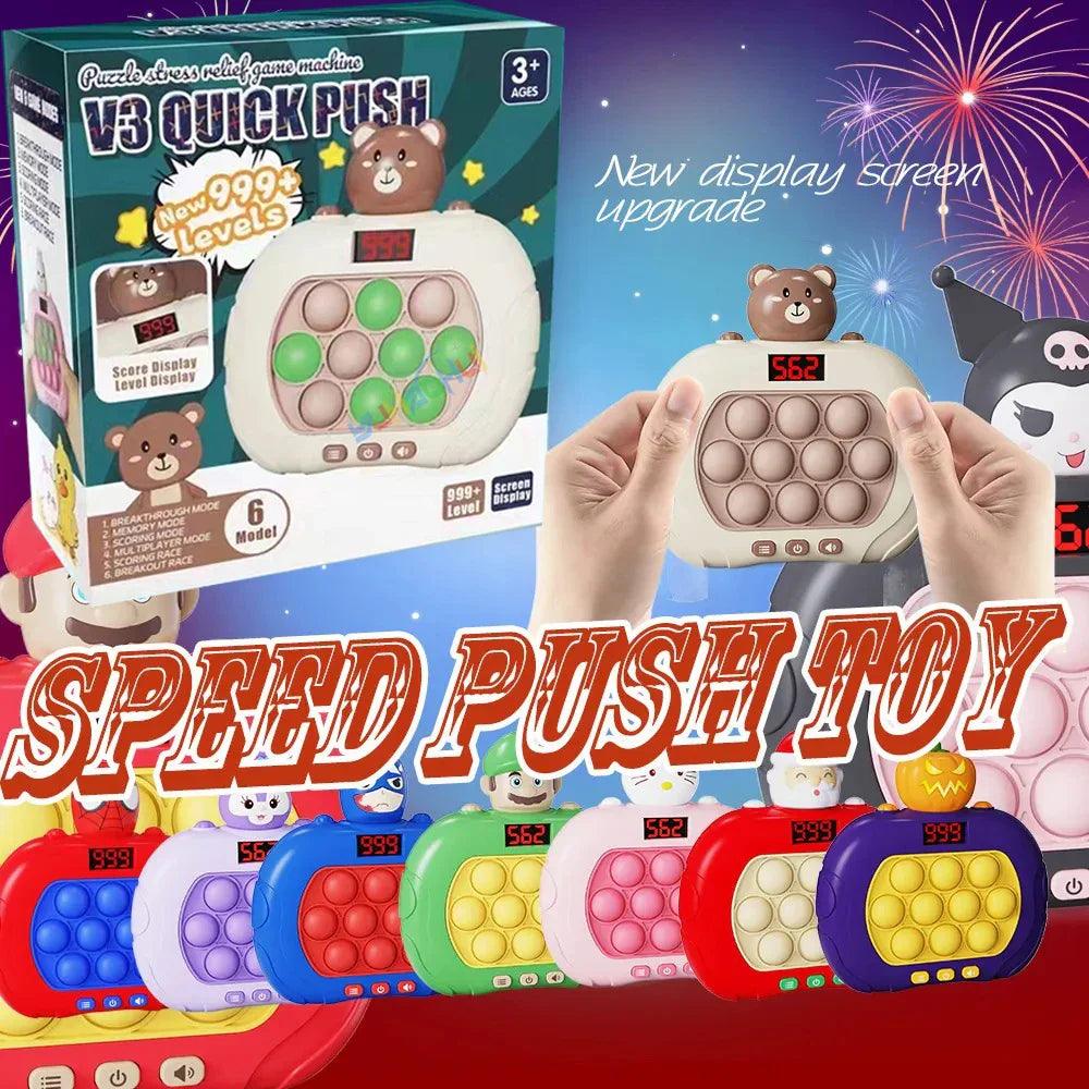 Pop Light Fidget Game: Stress-Relief Toy for Children and Adults  ourlum.com   