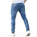 Men's Jeans Stretch Slim Fit Trousers Casual Denim Pants