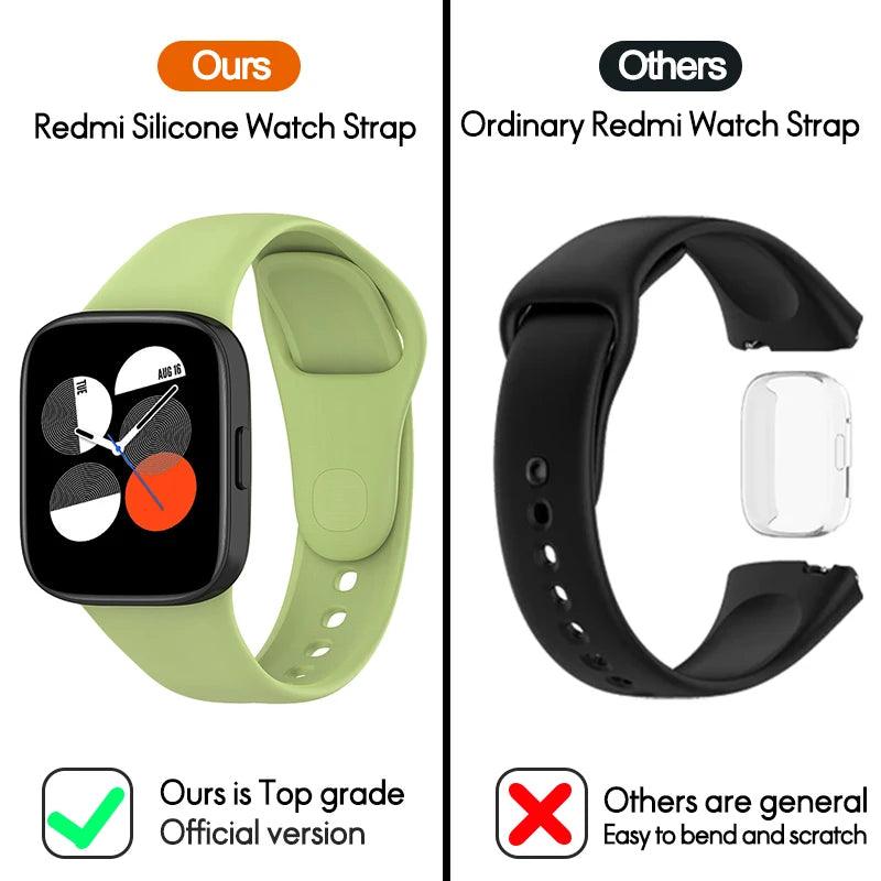 Silicone Watch Band Compatible with Xiaomi Mi & Redmi Watches  ourlum.com   