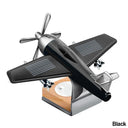 Solar-Powered Airplane Car Essential Oil Diffuser Decor