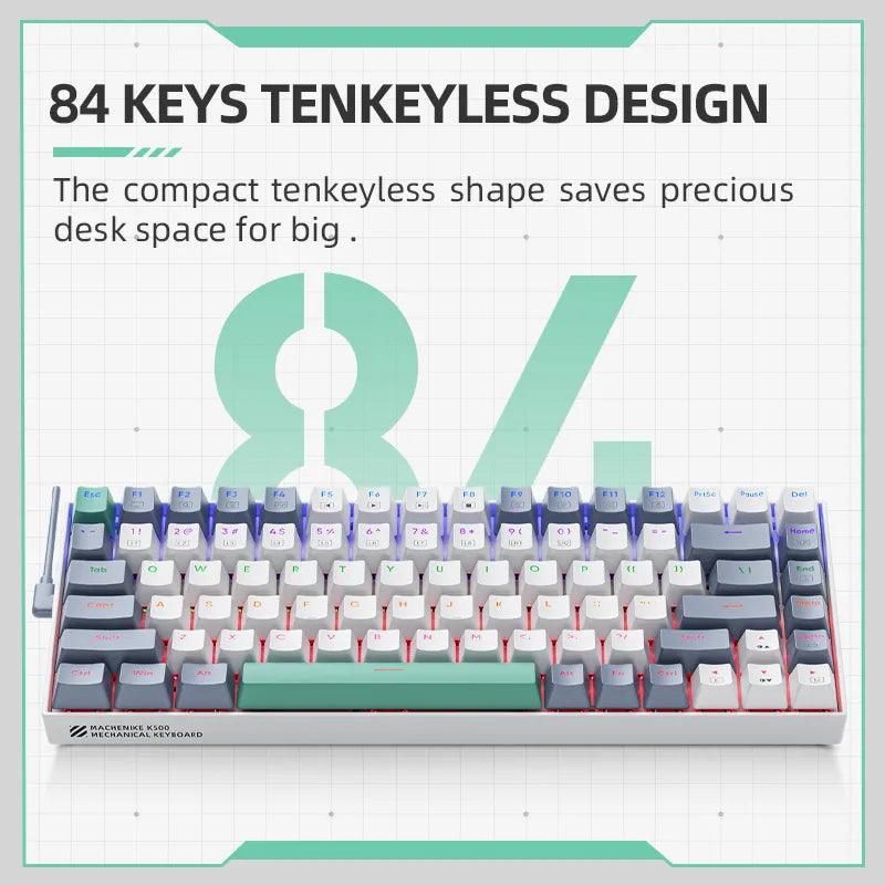 Machenike TKL Mechanical Keyboard: Enhanced Gaming Experience  ourlum.com   