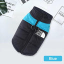 Waterproof Dog Winter Jacket for Small to Big Dogs  ourlum Blue S 